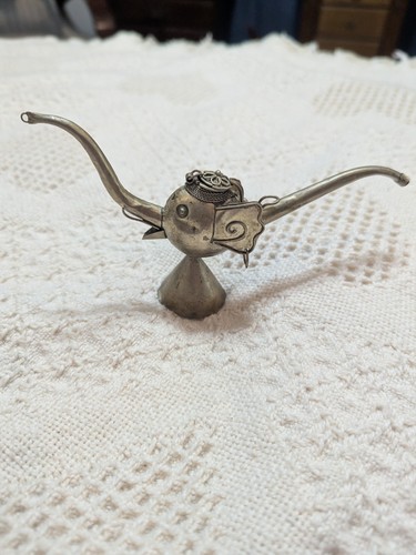 Vintage indian brass elephant - vintage,
